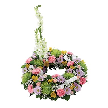Cremation/Memorial Floral Wreath (BF193-11KL)